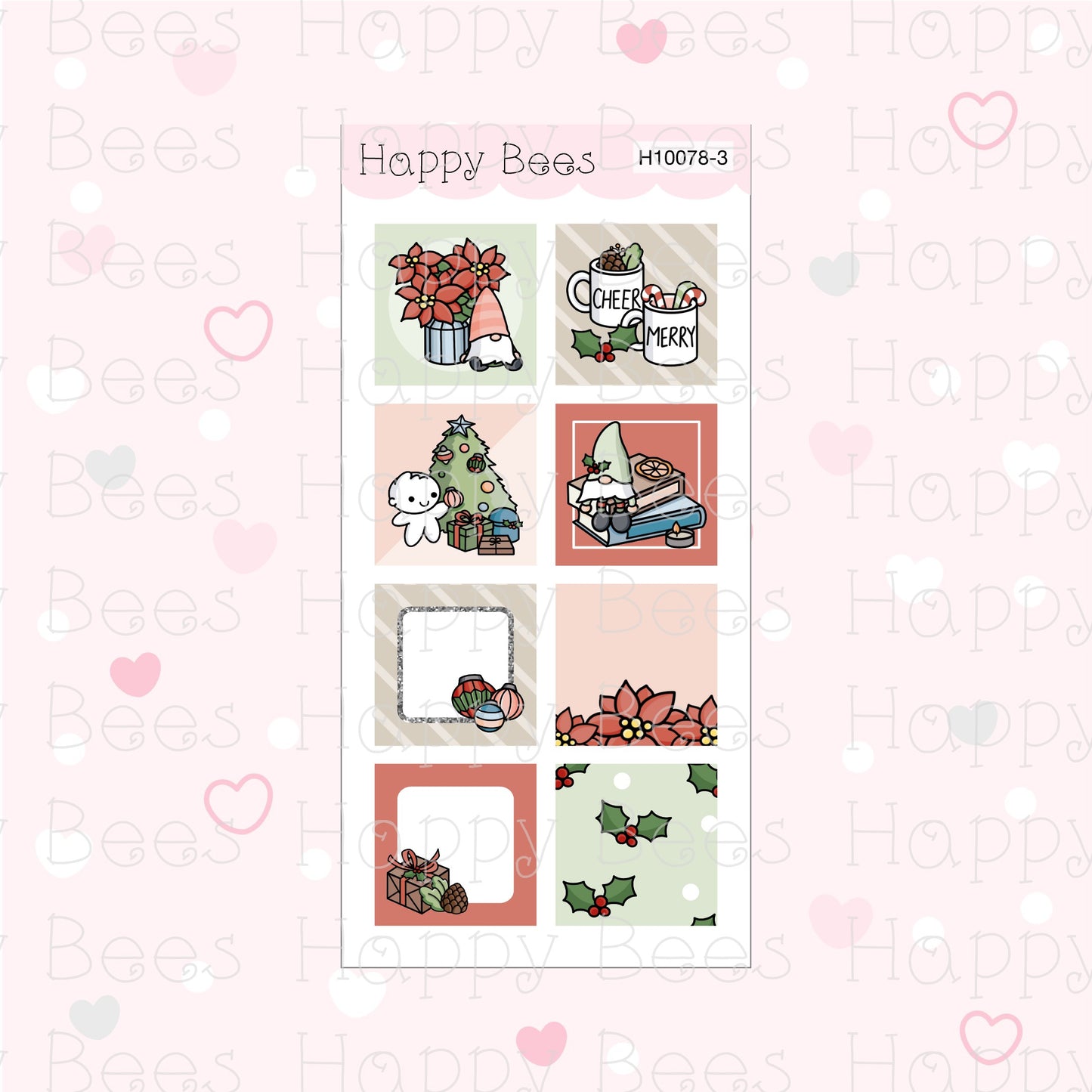 Cozy Christmas - Hobonichi Weeks Weekly Planner Sticker Kit H10078