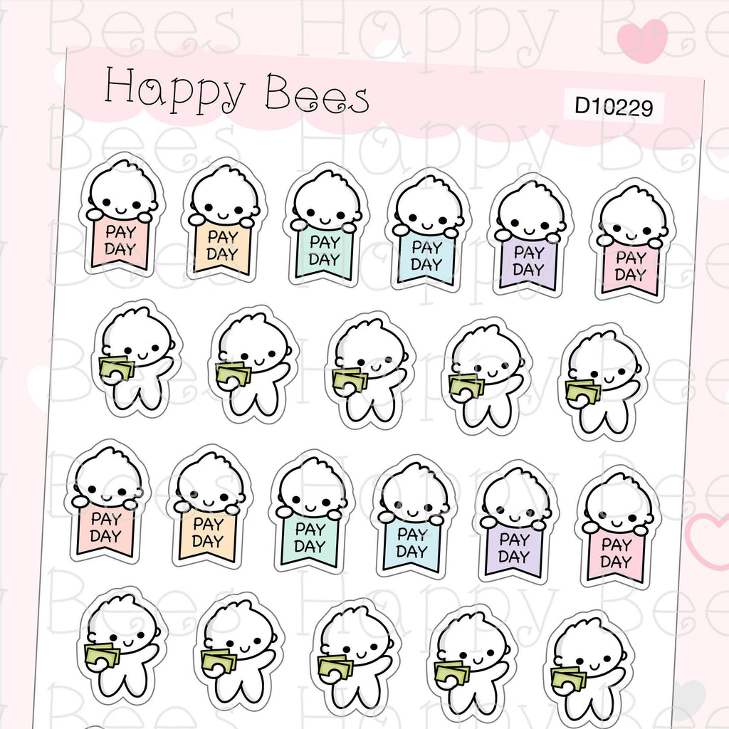 Payday Doodles - Cute Finance Money Planner Stickers D10229