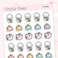Money Saving Doodles - Cute Finance Piggy Bank Planner Stickers D10322