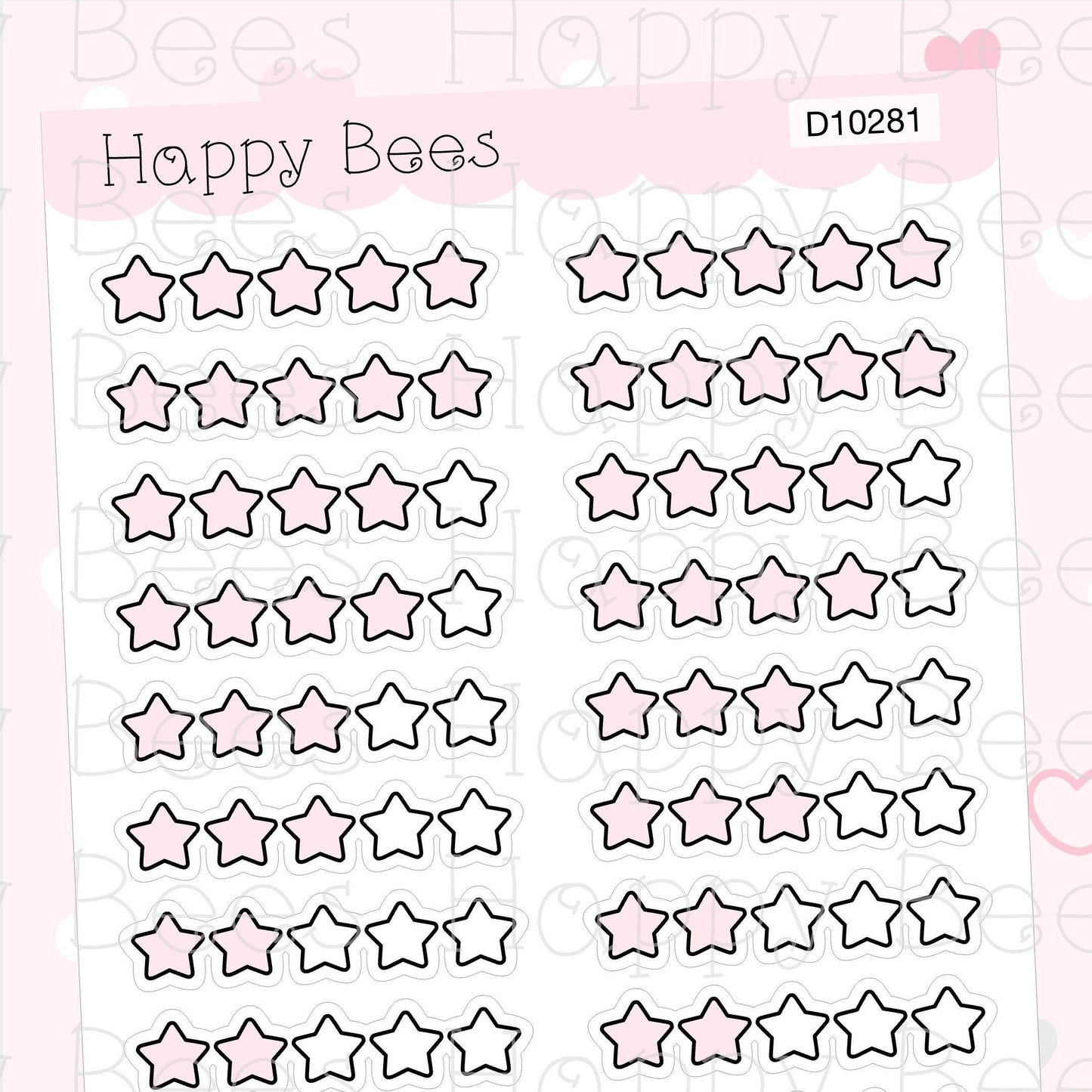 Review Marker Doodles - Cute Book Movie Planner Stickers D10281