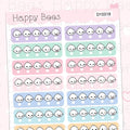 Daily Mood Tracker Boxes - Cute Doodles Health Planner Stickers D10318
