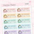 No Spend Tracker Boxes - Vertical Cute Money Saving Planner Stickers D10323